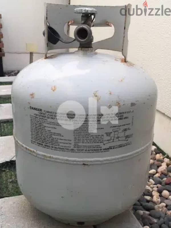 BBQ Gas cylinder with gas 0