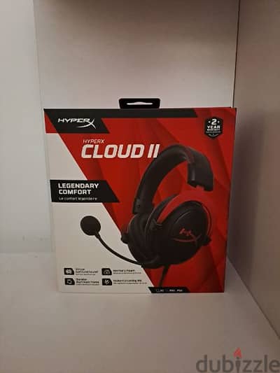 HyperX Cloud 2 Headset - only used for 2 days.