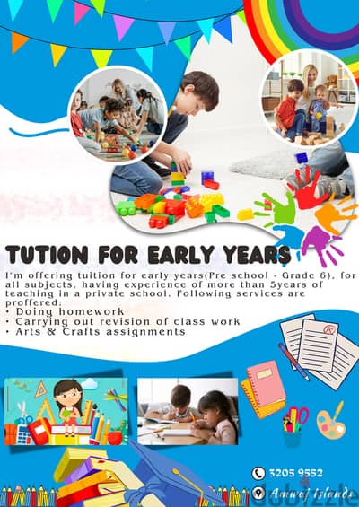 Early years tutor