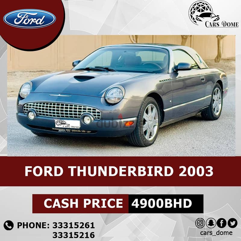 Ford Thunderbird 2003 Coupe فورد ثندربيرد 10