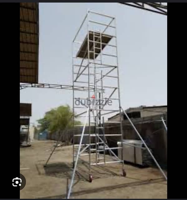 Aluminum & steel scaffolding for rent 2