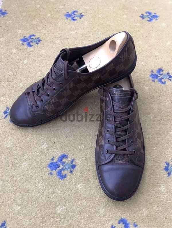 Original Louis Vuitton Sneakers Shoes Damier Brown 3