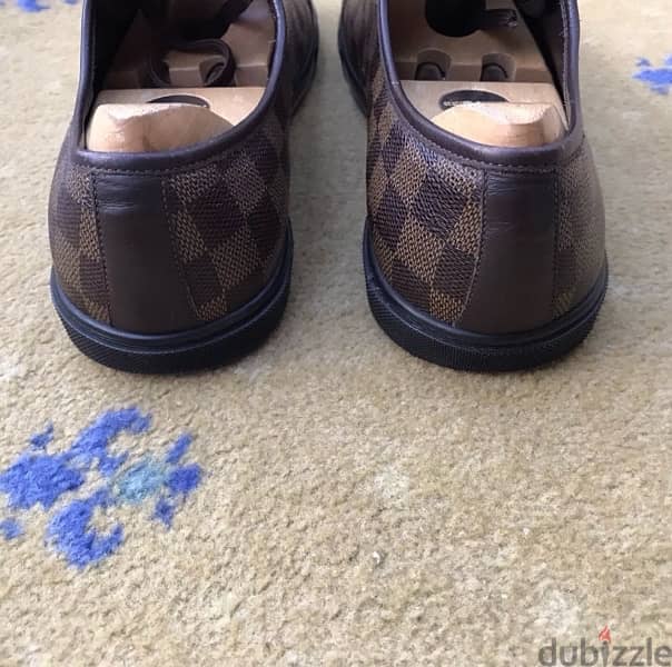 Original Louis Vuitton Sneakers Shoes Damier Brown 5