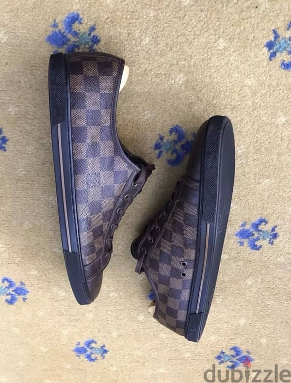 Original Louis Vuitton Sneakers Shoes Damier Brown 7