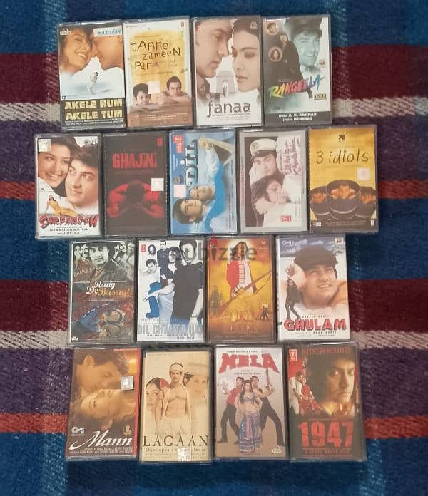 AAMIR KHAN COLLECTION 102 MOVIES -DVDS-BLURAYS-VCDS-CDS-VHS-TAPES- 1