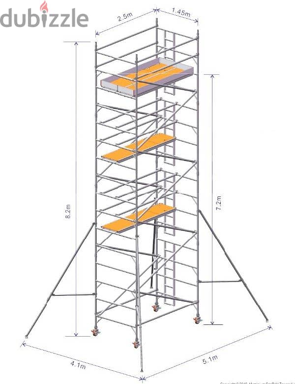 Aluminium scaffolding for rent 0