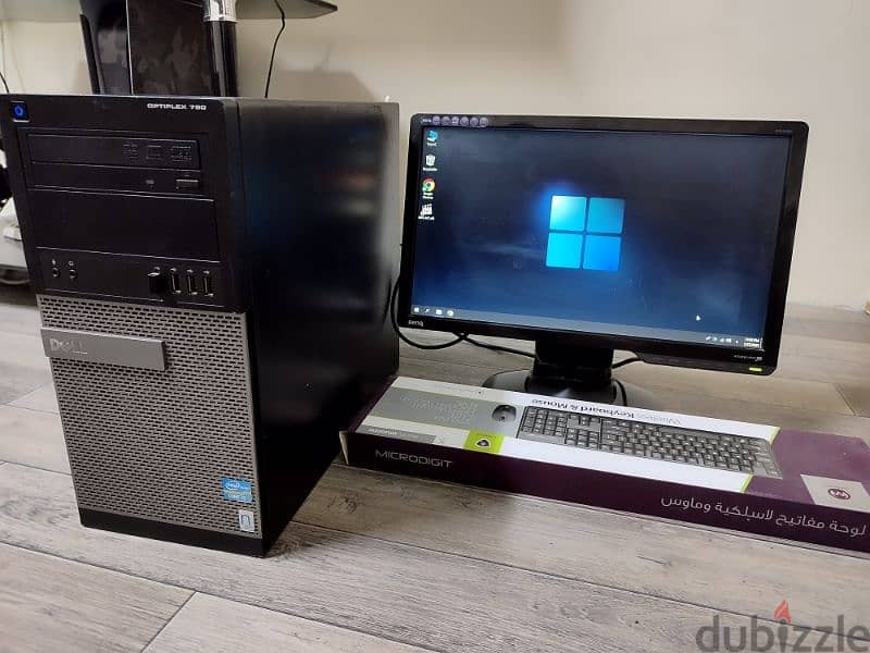 كمبيوتر مكتبي بحالة ممتازه  Dell Optiplex 790 1