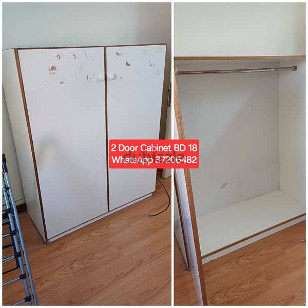 2 Door wardrobe andd other items for sale with Delivery 4