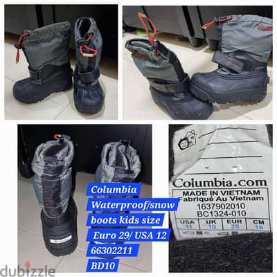 Colombia Waterproof/snow kids shoes