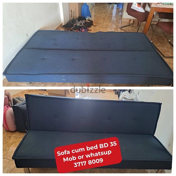 Double bed with mattress and other household items for sale 5