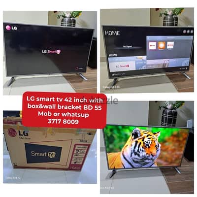 LG smart TV 42 inch and other household items for sale with delivery