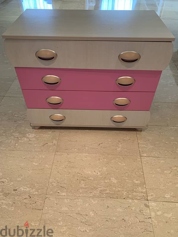 Kids Room Furniture - Desk and Chest of Drawers 0