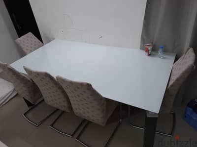 Glass Top, Very Big Dining Table For Sale. 29 BD.