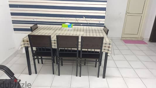 Dining table with 6 chair