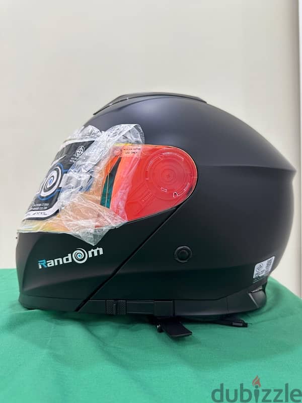 RD Random Helmet  Open face (Modular) Size: Large 2