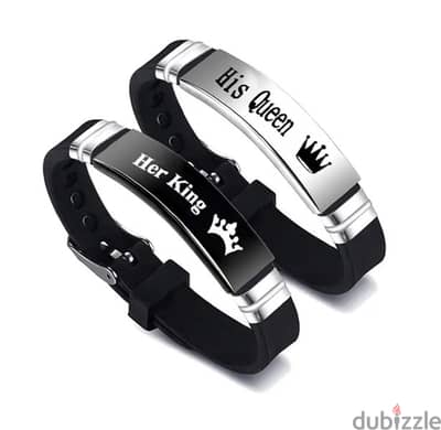 2 Pcs/Set Trendy Couple Bracelet (Brand new)