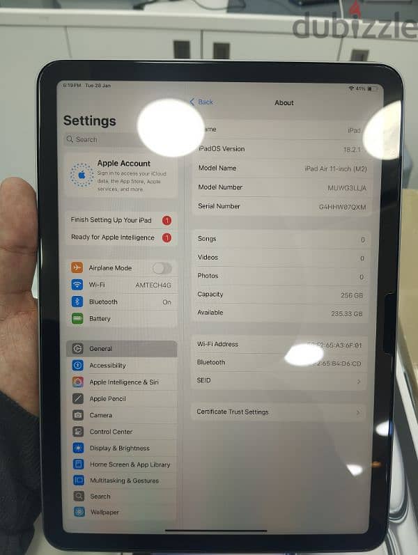 iPad Air 11 inch (M2) WiFi 256 GB 2