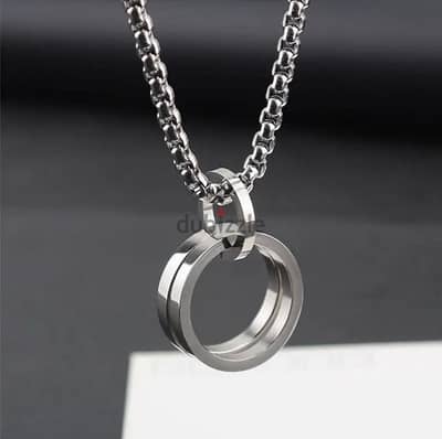 Three Circles Pendent Necklace Chain