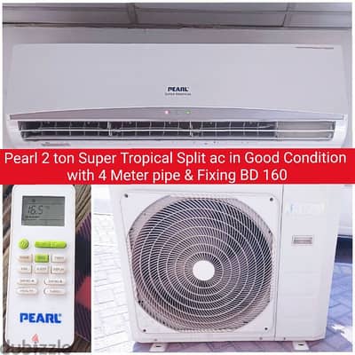 Split ac and other items for sale with Delivery and fixing