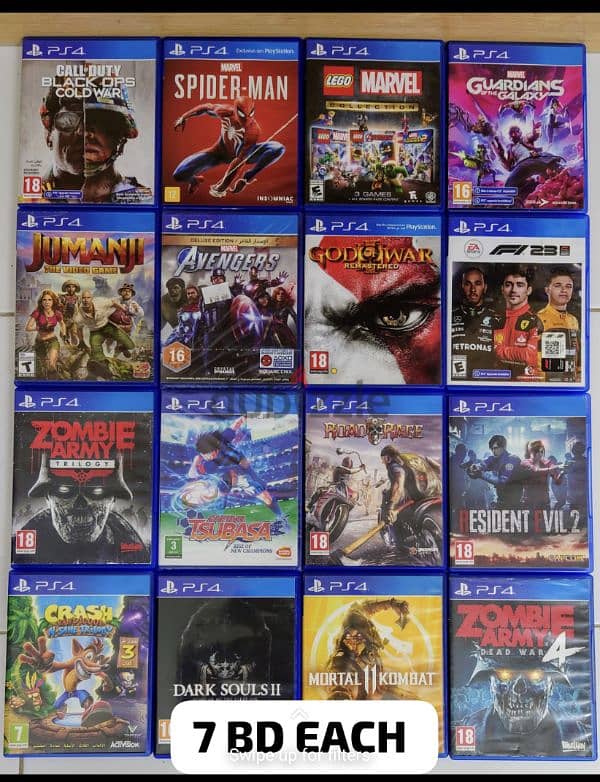 PS4 and PS5 Games Excellent Condition for playstation 1