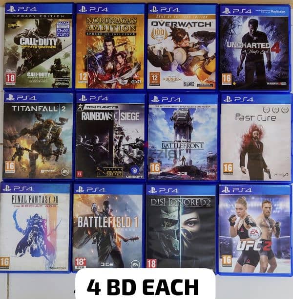 PS4 and PS5 Games Excellent Condition for playstation 3