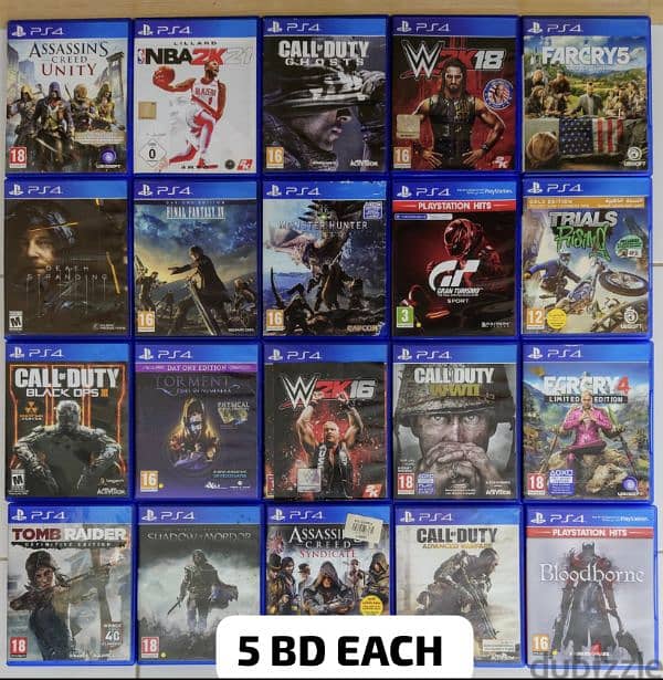 PS4 and PS5 Games Excellent Condition for playstation 4