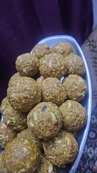 Homemade multi purpose booster laddu