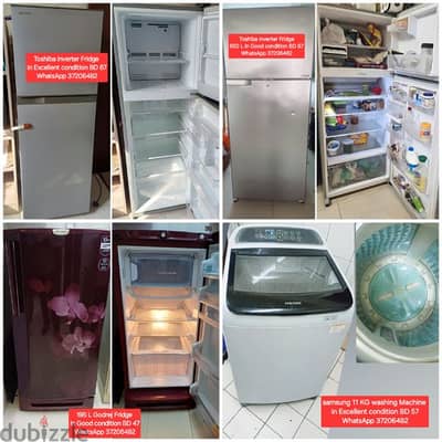 Toshiba Fridge and other items for sale with Delivery