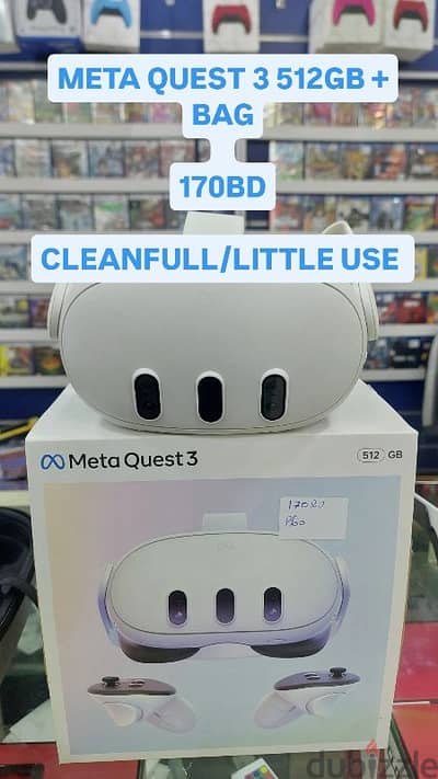 META QUEST 3 512GB + BAG