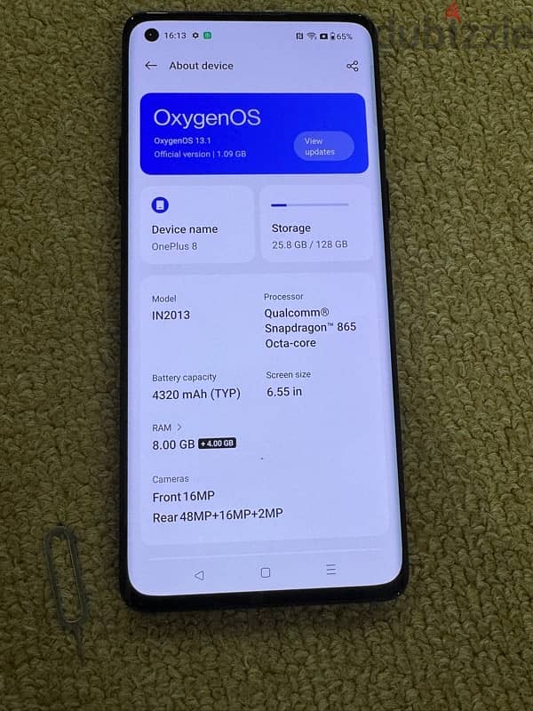 OnePlus 8 5G Fluid AMOLED v good 1