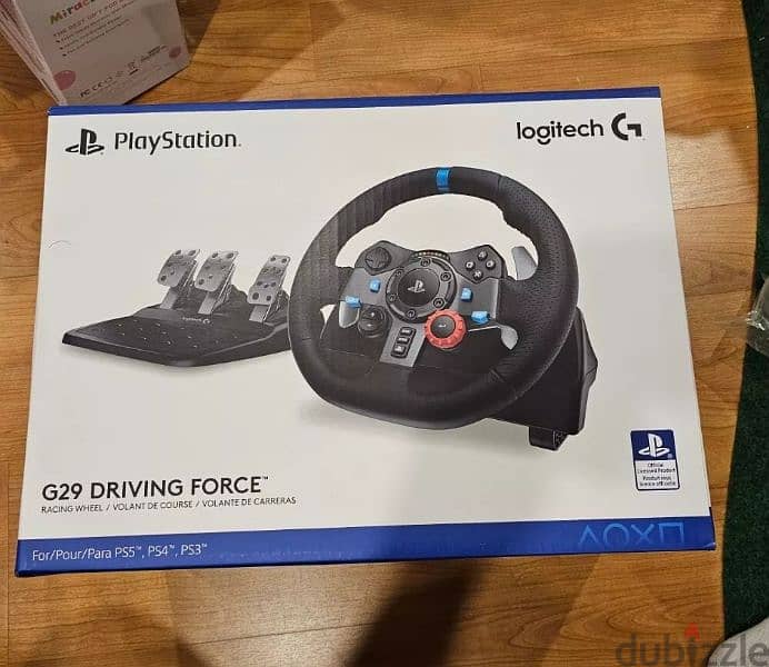 Logitech G29 Driving Force PS5/PS4/PS3/PC Steering Wheel+Pedals 0