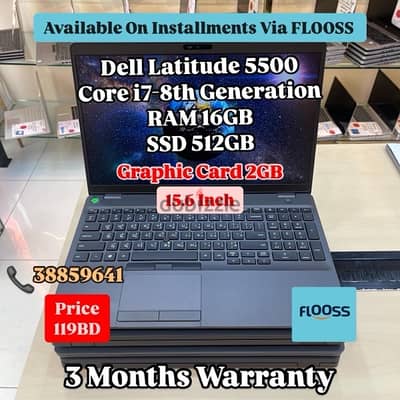 Dell Latitude 5500 Core i7-8th Generation