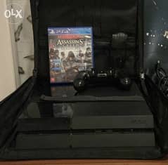 ps4 with bag & game 0