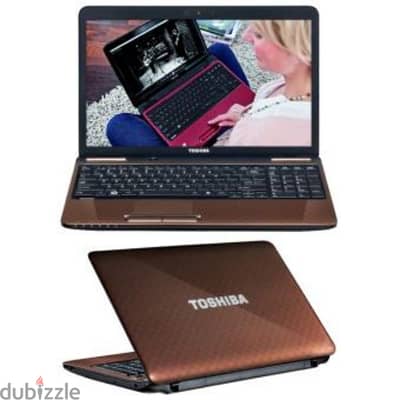 Toshiba Satellite core i7 Laptop Brown