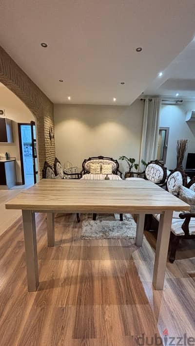 QUARTZ HIGH KITCHEN DINING TABLE