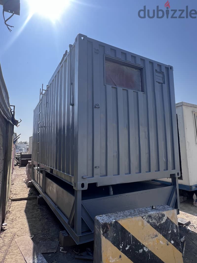 20 ft container toilet with sewage tank 1