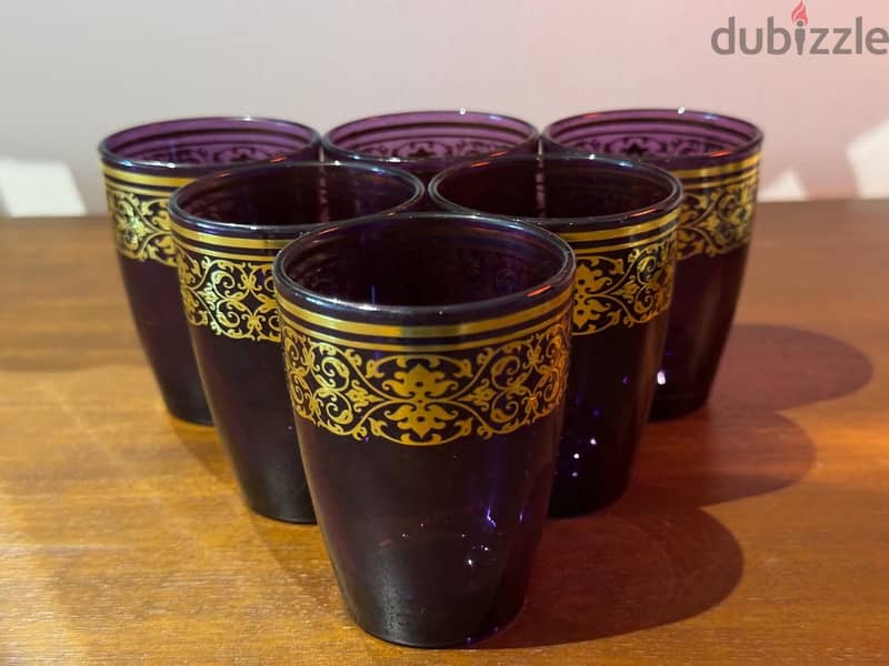 Moroccan-Style Tea Purple Set– Never Used, 6 Bd!! (Pairing Offer Av. ) 5