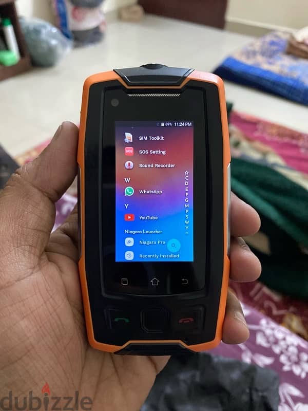 Rugged phone 4g finger lock 6