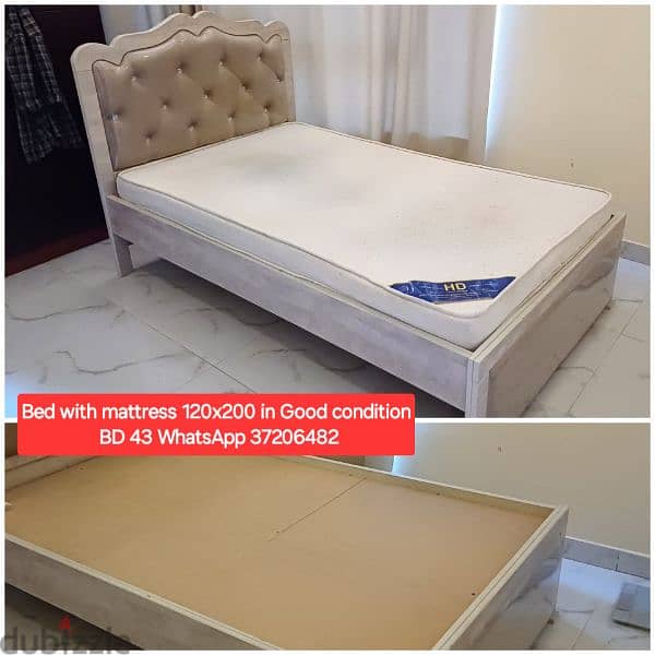 Bunk Bed with mattress and other items for sale with Delivery 2