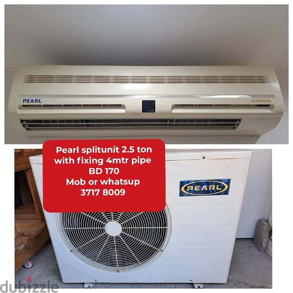 National splitunit 3 ton and other household items for sale 11