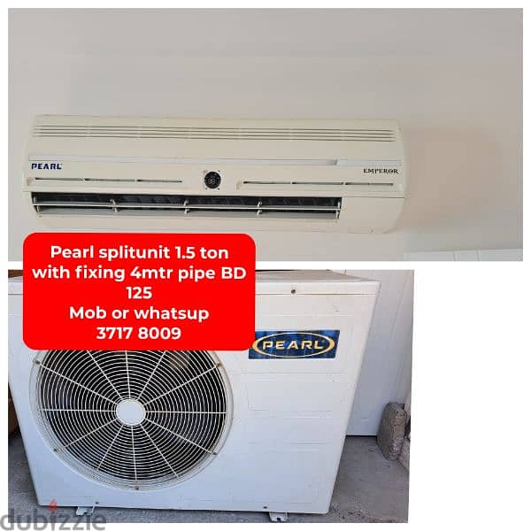 National splitunit 3 ton and other household items for sale 12