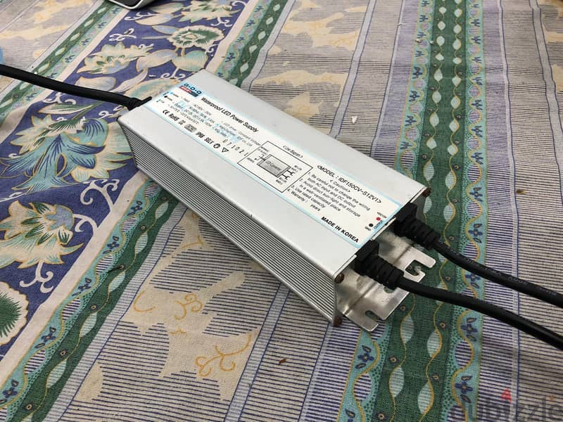 LED Driver 150W 12.5A Waterproof IP67 Power Supply 12V DC Transformer 2