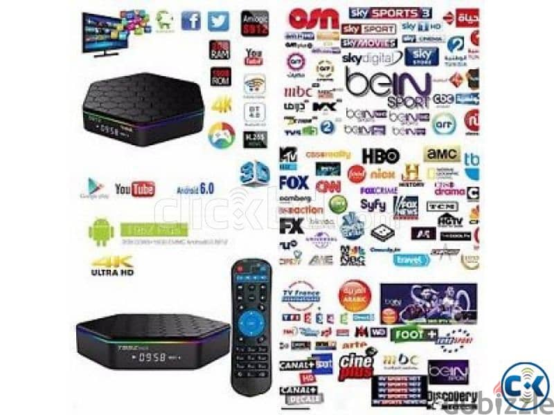 4K Android Smart BOX TV Reciever/ALL TV channels without Dish 0