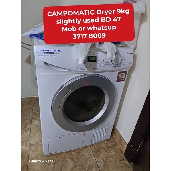 LG washing machine 13kg for sale with delivery contact 37178009 2