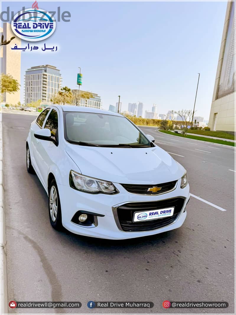 CHEVROLET AVEO-2017 -1.6L V4-white -143000km FOR SALE 1