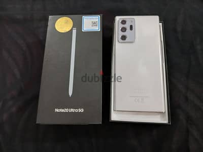 Samsung Galaxy Note 20 Ultra 5G DUAL Sim 12 GB Ram 256 GB STORAGE