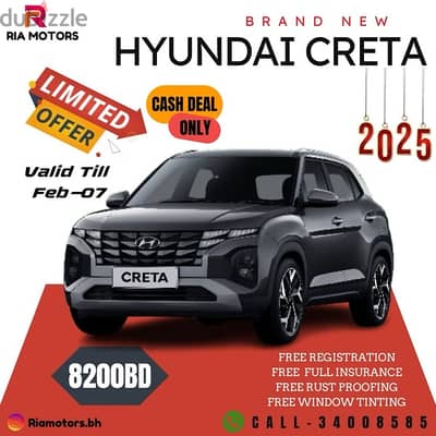 BRAND NEW HYUNDAI CRETA 2025/SPECIAL PRICE