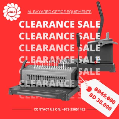 Clearance Sale: Deli-3874 Comb Binding Machine - Only BD 30.000!