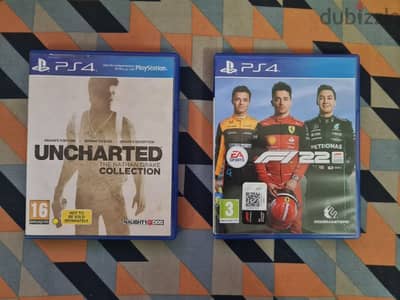 F1 22 AND UNCHARTED CDs