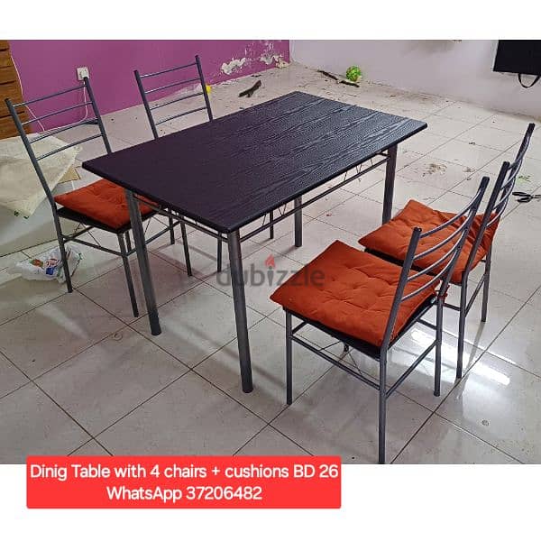 Double bed with mattress and other items for sale with Delivery 2